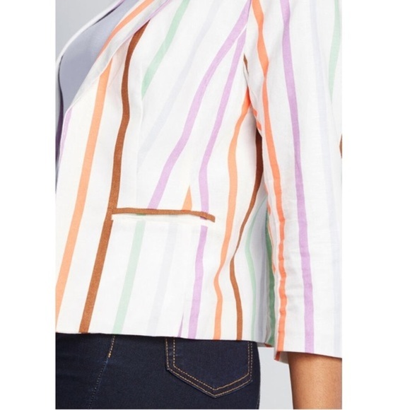 NWT Sweet Sophistication Colorful Blazer Jacket - Picture 4 of 8